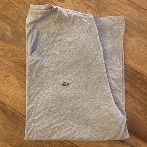 Lacoste Gray T-Shirt with Logo